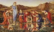 Sir Edward Burne-Jones The Mirror of Venus oil painting